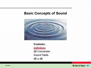 Sound contents