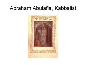 Abraham Abulafia Kabbalist Abraham Abulafia ber den Messiah