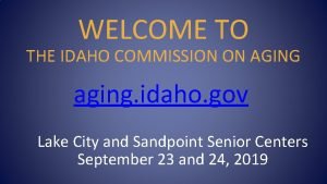 Idaho commission on aging