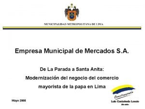 Empresa municipal de mercados