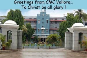 Greetings from CMC Vellore To Christ be all