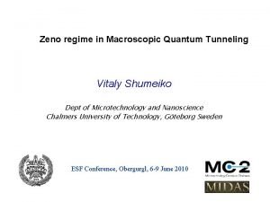 Zeno regime in Macroscopic Quantum Tunneling Vitaly Shumeiko