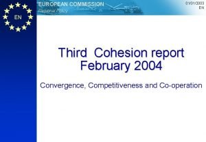 EUROPEAN COMMISSION Regional Policy 01012003 EN EN Third