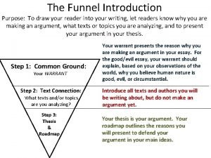 Funnel introduction