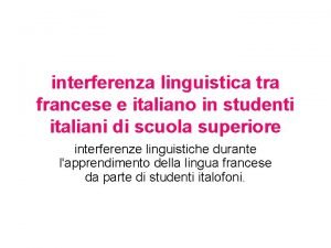 Italianofoni