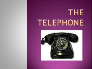 When was the first phone created