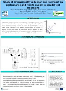 Study of dimensionality reduction and its impact on