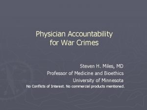 Dr steven miles Dr steven miles