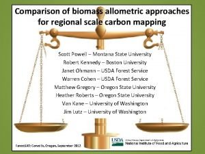 Comparison of biomass allometric approaches for regional scale