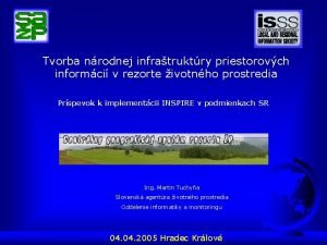 Tvorba nrodnej infratruktry priestorovch informci v rezorte ivotnho