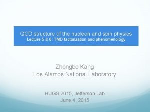 QCD structure of the nucleon and spin physics