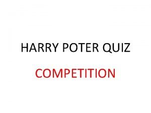 Harry poter test Harry poter test