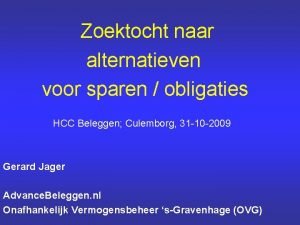 Hcc beleggen