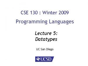 Ucsd cse 130 Ucsd cse 130