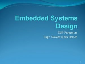 Dsp in embedded system