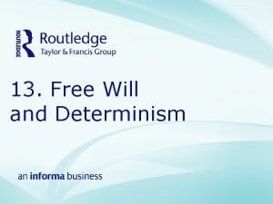 Free will theory Free will theory
