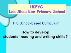 Lee shau kee primary school