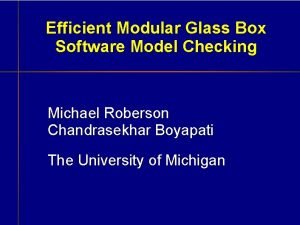 Glass box software