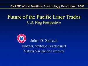 World maritime technology conference