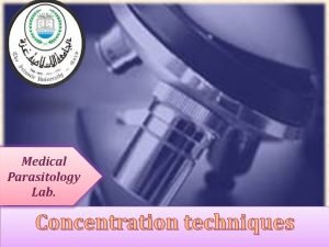 Formal ether concentration technique Formal ether concentration technique