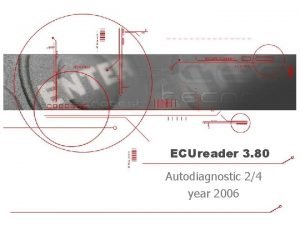 ECUreader 3 80 Autodiagnostic 24 year 2006 Summary
