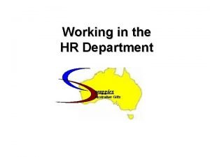 Working in the HR Department waggies Australian Gifts