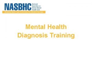 Mental Health Diagnosis Training Anxiety Panic Disorder Agoraphobia