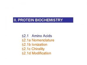 Protein ionization