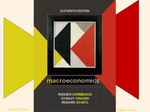 ELEVENTH EDITION macroeconomics RUDIGER DORNBUSCH STANLEY FISCHER RICHARD