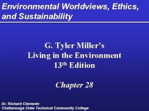 Environmental worldviews