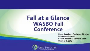 Wasbo fall conference