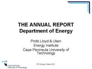 Energy profs