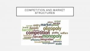 Market structures graphic organizer