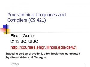 Cs421 uiuc