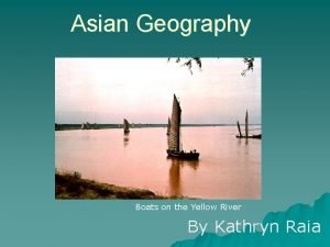 Asian Geography Boats on the Yellow River By