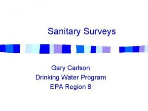 Epa sanitary survey