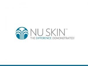 Nu skin slogan