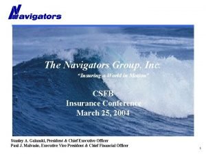 The navigators group inc