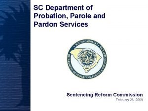 Sc probation and parole