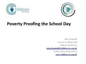 Poverty proofing