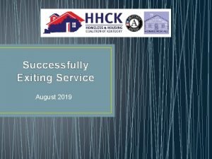 Successfully Exiting Service August 2019 End Your Service