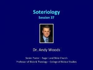 Andy woods pastor Andy woods pastor