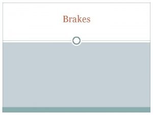 Single block or shoe brake