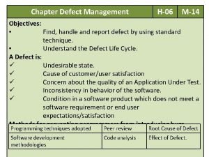 Choose the work product wise defect classification ssd fsd