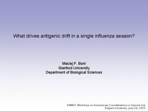 Define antigenic drift