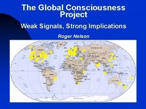 Global conciousness project