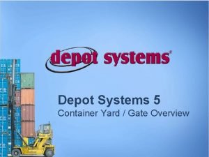 Container depot management software freeware