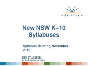 English k-10 syllabus