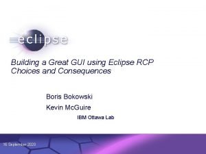 Eclipse rcp examples