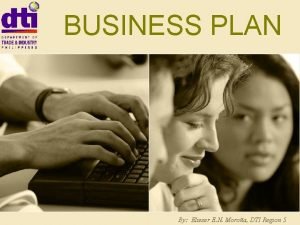 Dti business plan format